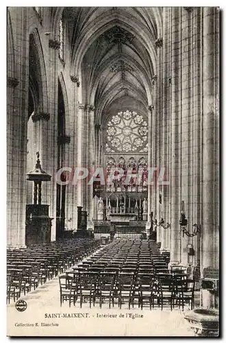 Saint Maixent Cartes postales Interieur de l&#39eglise
