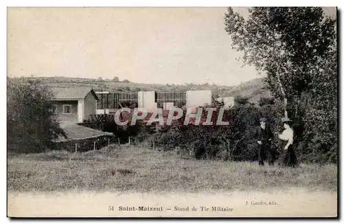 Saint Maixent Cartes postales Stand de tir militaire