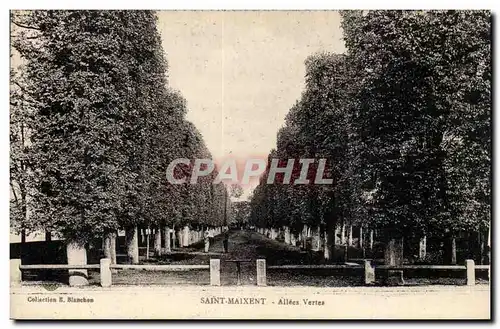 Saint Maixent Cartes postales Les allees vertes