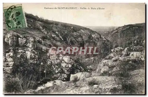 Environs de Saint Maixent Ansichtskarte AK Vallee du puits d&#39enfer