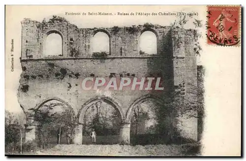 Environs de Saint Maixent Cartes postales Ruines de l&#39abbaye des Chateliers