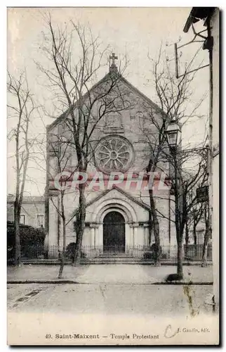 Saint Maixent Cartes postales Temple protestant