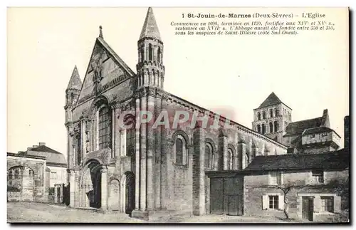 St Jouin de Marnes Cartes postales L&#39eglise