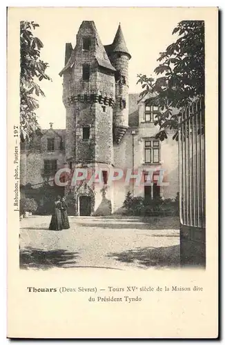 Thouars Cartes postales Tours 15eme de la maison dite du president Tyndo