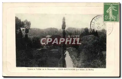 Cartes postales Source et vallee de la Boutonne Chef Boutonne (16km de Melle)