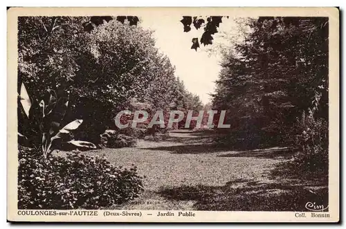 Coulonges sur l&#39autize Cartes postales Jardin public