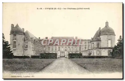 Oyron Cartes postales Le chateau (cote nord)