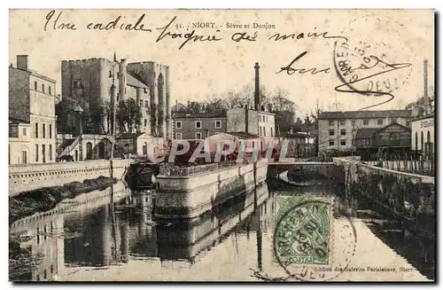 Niort Cartes postales Sevre et donjon