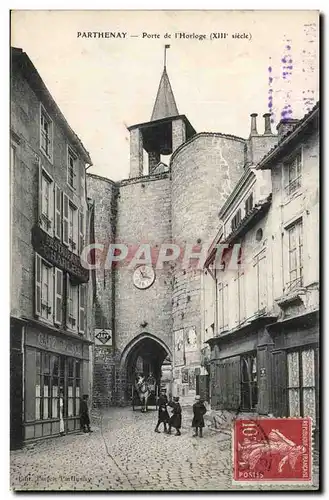 Parthenay Cartes postales Porte de l&#39horloge