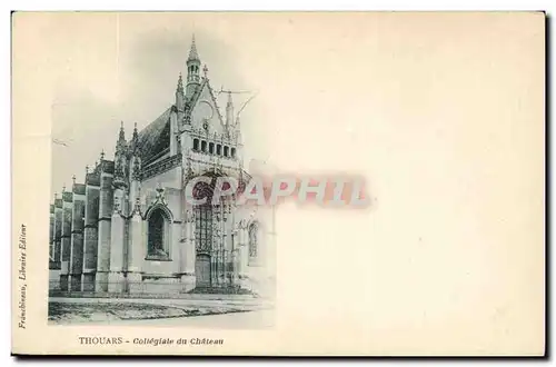 Thouars Cartes postales Collegiale du chateau