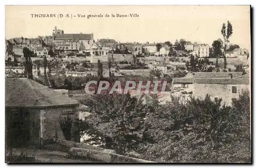 Thouars Ansichtskarte AK Vue generale de la basse ville