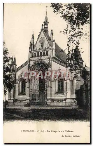 Thouars Ansichtskarte AK la chapelle du chateau