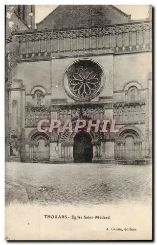 Thouars Ansichtskarte AK Eglise Saint Medard