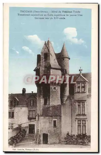 Thouars Cartes postales Hotel du president tyndo Ecoel de jeunes filles