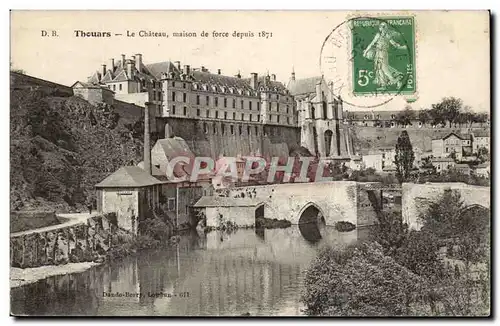 Thouars Ansichtskarte AK Le chateau Maison de force depuis 1871