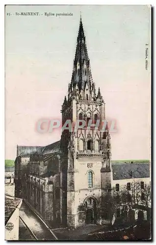 Saint Maixent Cartes postales Eglise paroissiale