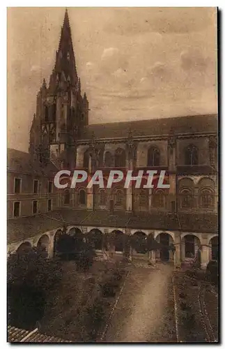 Saint Maixent Ansichtskarte AK Clocher du 15eme et cloitre de l&#39ancienne abbaye