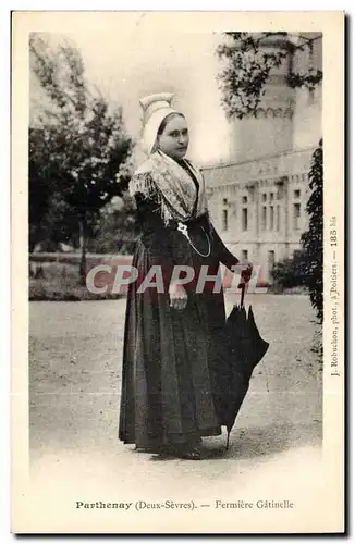 Parthenay Ansichtskarte AK Fermiere Gatinelle (folklore costume)