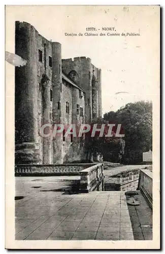 Niort Ansichtskarte AK Donjon du chateau des comtes de Poitiers