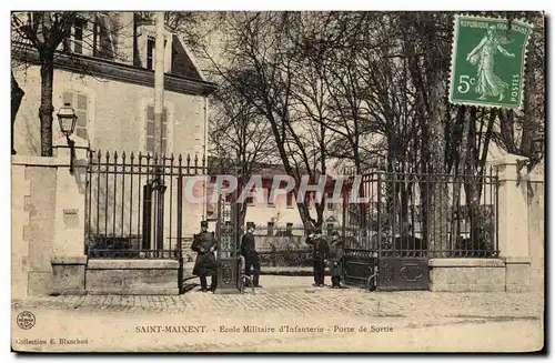 Saint Maixent Cartes postales Ecole militaire d&#39infanterie Porte de sortie