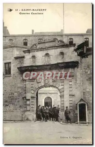 Saint Maixent Cartes postales Caserne Canclaux