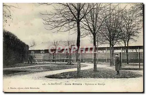 Saint Maixent Cartes postales Ecole militraire Gymnase et manege