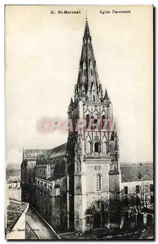 Saint Maixent Cartes postales Eglise paroissiale