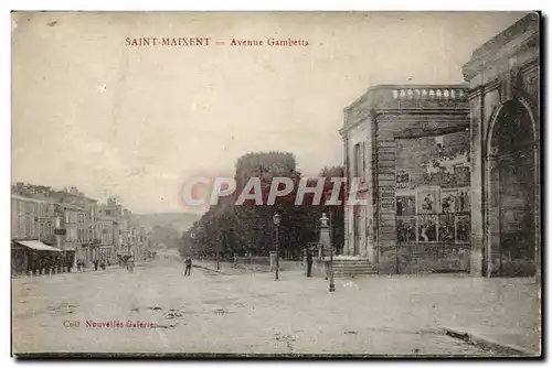 Saint Maixent Cartes postales Avenue Gambetta