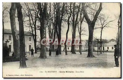 Saint Maixent Cartes postales Ecole militaire Sous bois