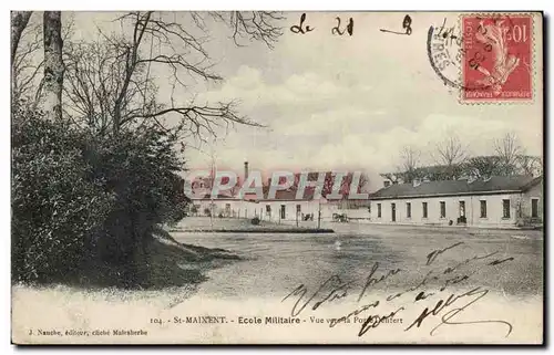 Saint Maixent Cartes postales ECole militaire Vue vers la porte DEnfert