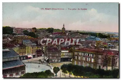 Niort Ansichtskarte AK Vue prise du donjon