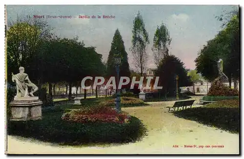 Niort Cartes postales Jardin de la Breche