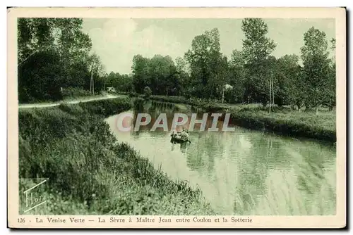 Cartes postales La Venise verte La Sevre a Maitre Jean entre Coulon et la sotterie