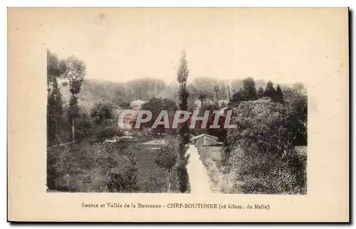 Ansichtskarte AK Source et vallee de la Boutonne Chef Boutonne 16 km de Melle