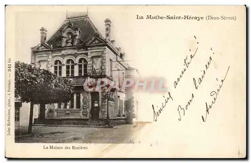 La Mothe Saint Heraye Ansichtskarte AK La maison des Rosieres