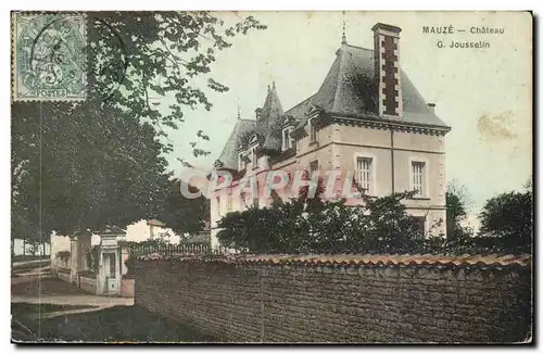 Mauze Cartes postales le chateau G Joussein