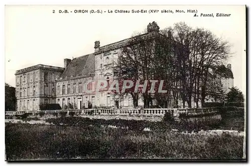 Oiron Cartes postales Le chateau Sud ESt