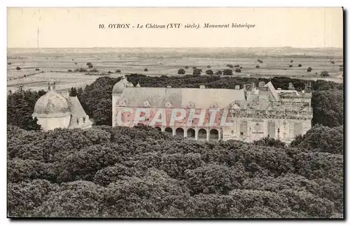 Oiron Cartes postales Le chateau Monument historique