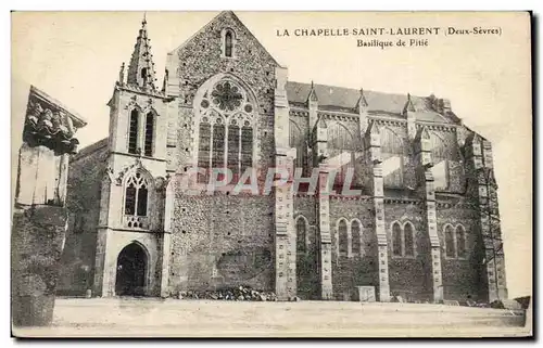 La Chapelle Saint Laurent Ansichtskarte AK Basilique de Pitie