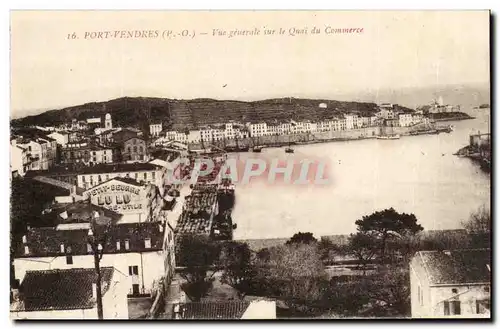 Port VEndres Cartes postales Vue generale sur le quai du commerce