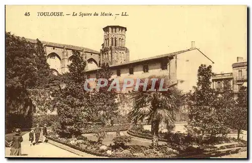 Toulouse Cartes postales Le square du Musee