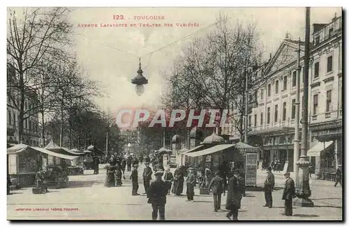 Toulouse Cartes postales Avenue Lafayette et theatre des varietes
