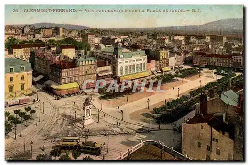 Clermont Ferrand Cartes postales Vue panoramique de la place de Jaude