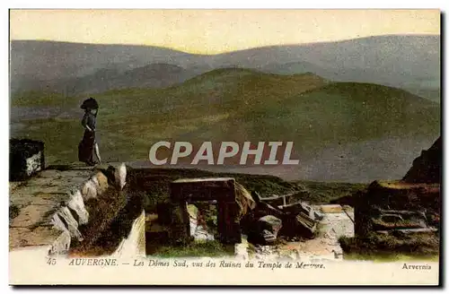 Auvergne - Les Domes Sud - Les Ruines du Temple de Mercure - Ansichtskarte AK