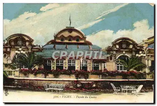 Vichy - Facade du Casino - Cartes postales