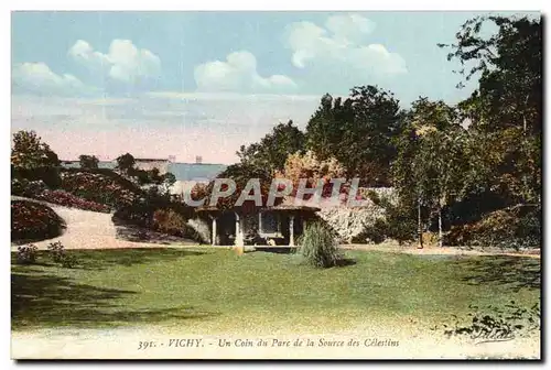 Vichy - Un Coin du Parc de la Source des Celestins - Ansichtskarte AK