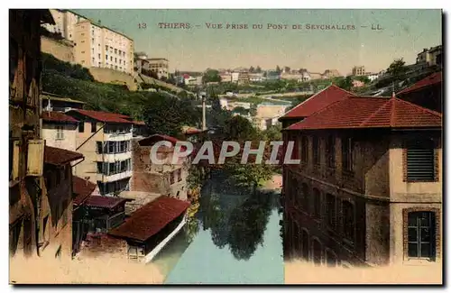 Thiers - Vue prise du Pont Seychalles - Ansichtskarte AK