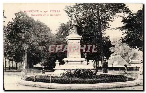 Thiers - Monument de la Mutualite - Cartes postales