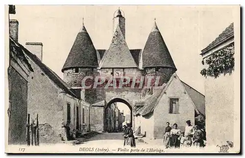 Deols Cartes postales Vieille porte de l'horloge