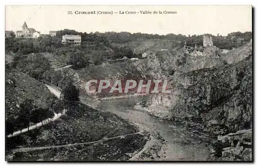 Crozant Ansichtskarte AK La Croze Vallee de la Creuse